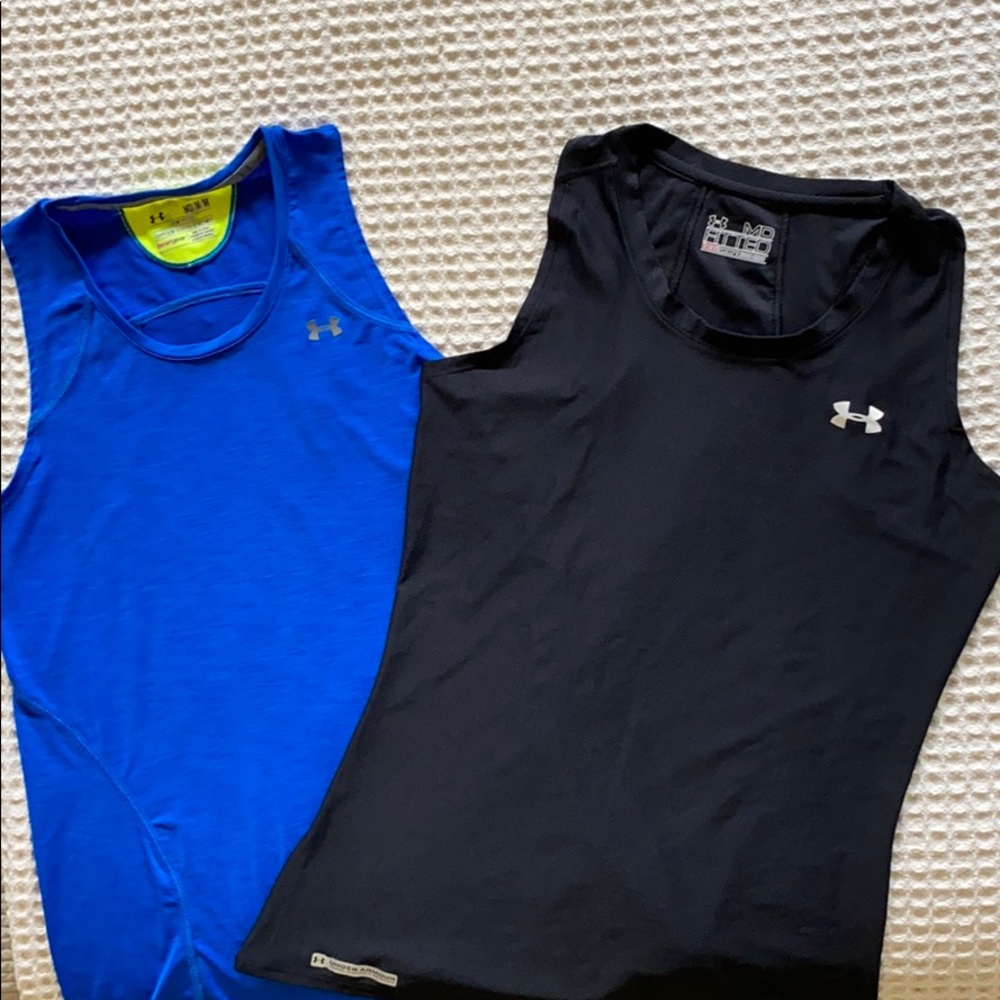 Lot of two Under Armour tanks - sz Med.